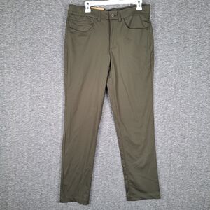Avalanche Traveler Pant Mens 34x30 Dark Green Stretch Workwear Casual NEW NWT